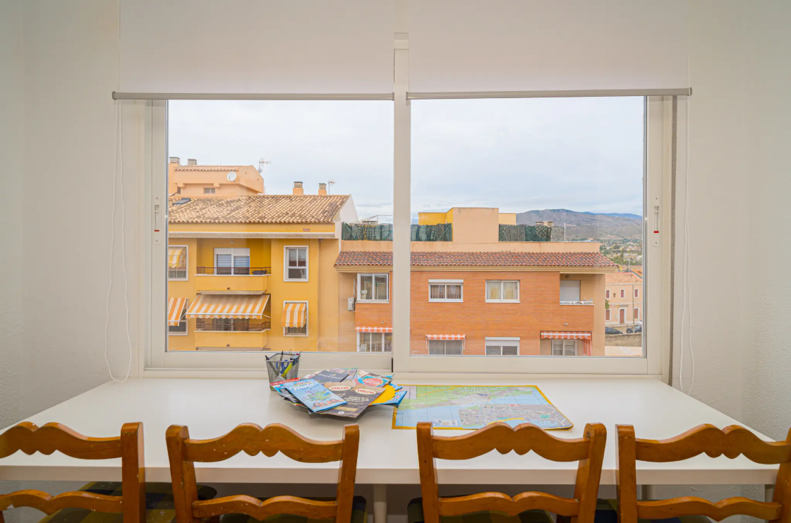 Vistas desde el balcón del apartamento Cervantes