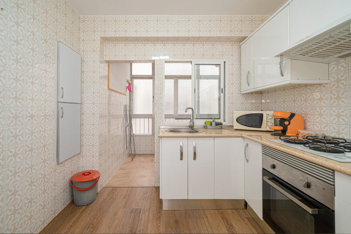 Cocina equipada del apartamento Cervantes
